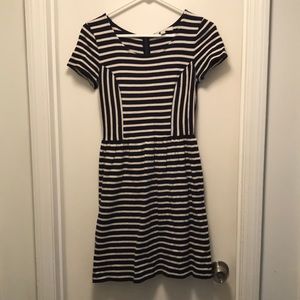 Ann Taylor LOFT, striped dress, size 0.